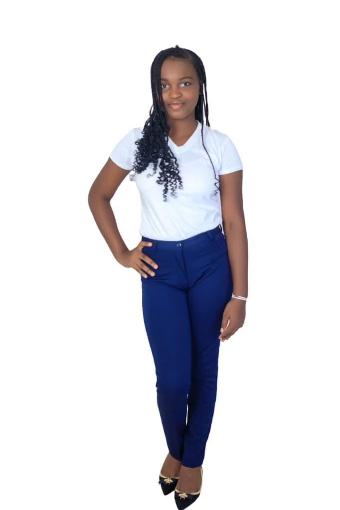 Pantalon bleu fille